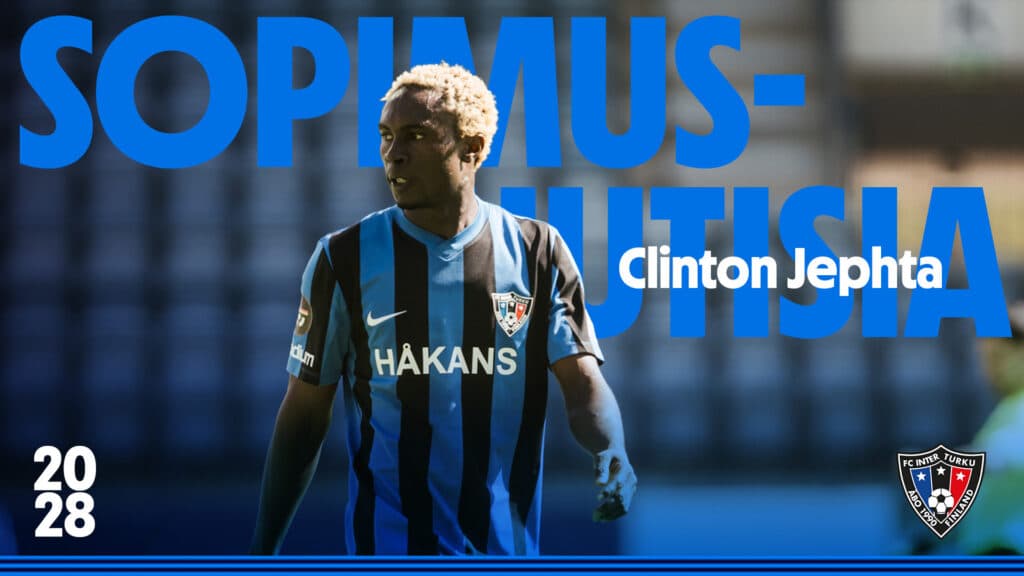 Läpimurtokevään pelannut hyökkääjä jatkaa Turussa – Inter on käyttänyt Jephtan osto-option