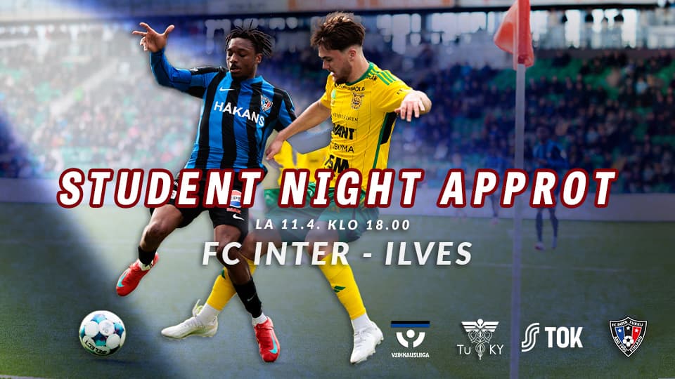 Student Night Approt Veritas Stadionilla Inter-Ilves-ottelussa!